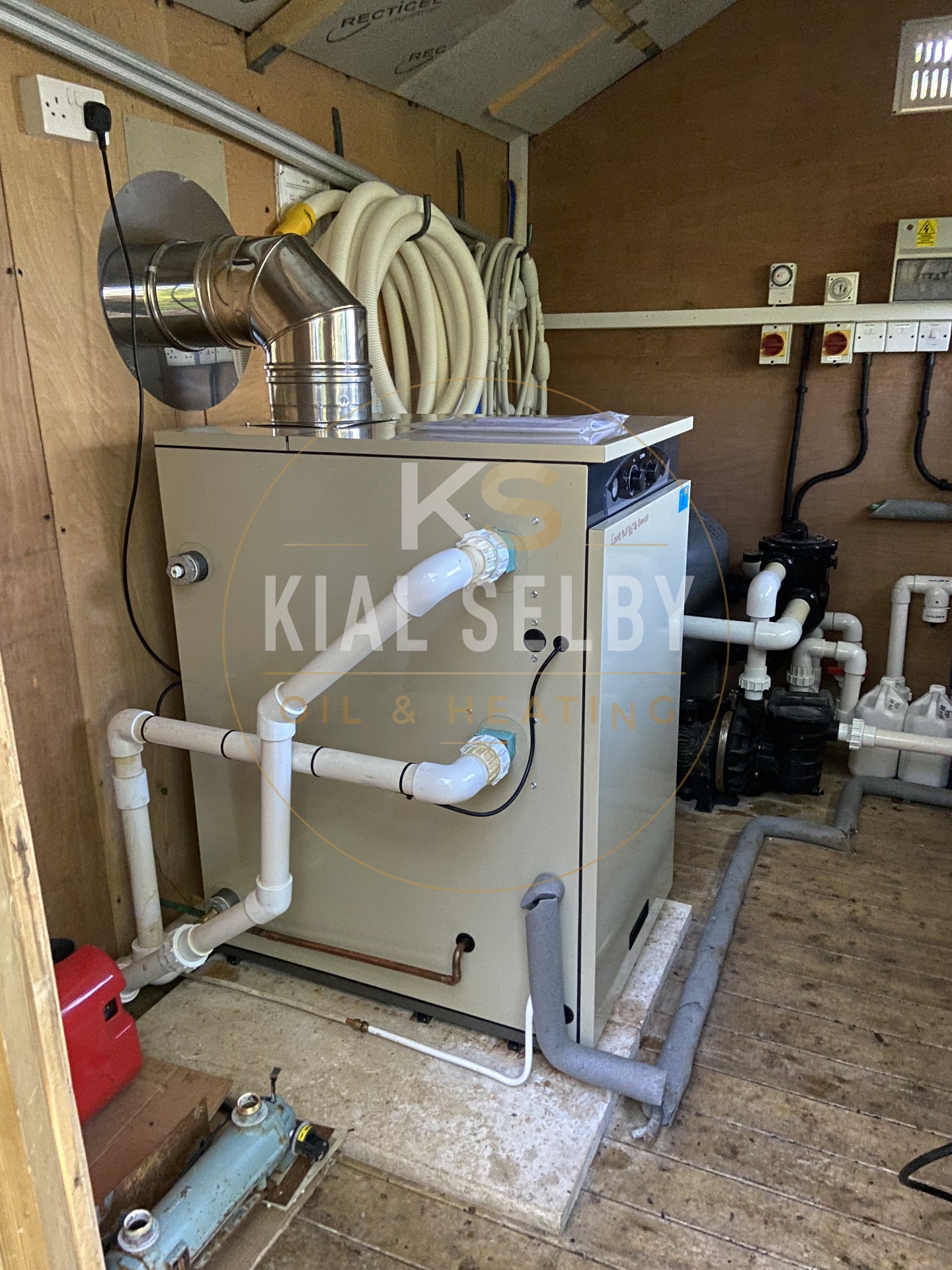 Grant Vortex boiler plant-room installation